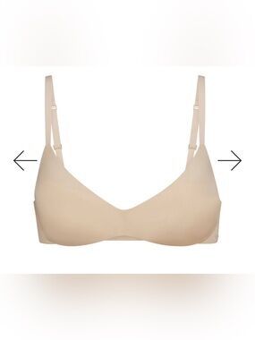 Wireless Form Push-Up Bra Sand